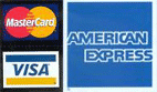 MasterCard, Visa, American Express